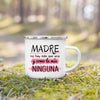 Mug de Camping en Émail « Meilleurs Parents »