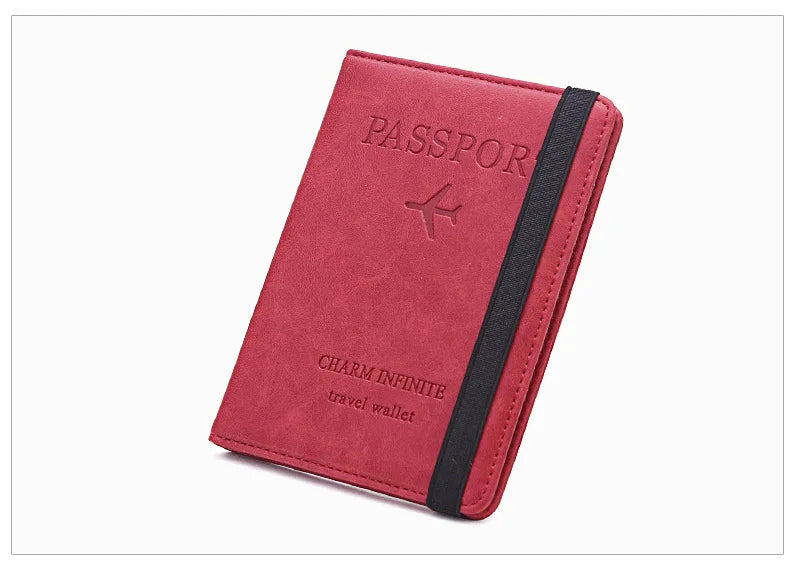 RFID-Blocking Passport Holder with Card Slots