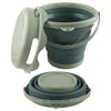 Collapsible Beach Toy Set with Bucket, Shovel & Rake