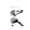 Women's Checkered Multi-Function Crossbody Waist Bag