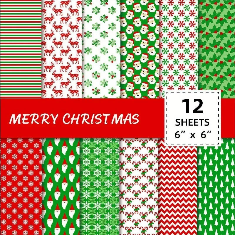 Weihnachtliches Geschenkpapier Set