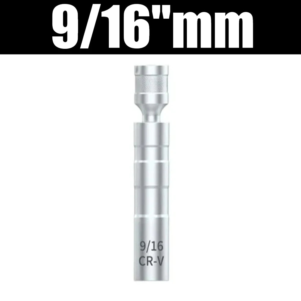 Universal Joint Spark Plug Socket Set with Magnetic Thin Wall Design