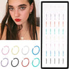 Ensemble de Piercings de Nez en Acier Inoxydable Géométrique