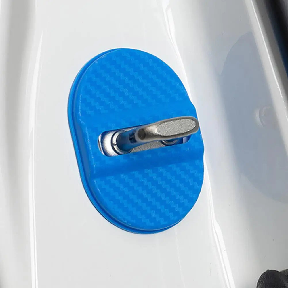 Self-Adhesive Car Door Lock Protective Covers (4-Pack)