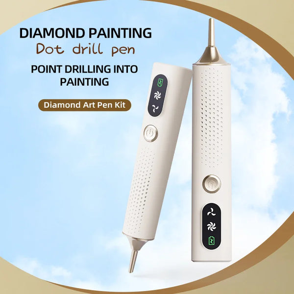 Wireless Electric Diamond Art Pen with Vacuum Suction & Two Speeds