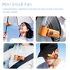 Portable Rechargeable Mini Handheld Fan with 5 Speeds & LED Display