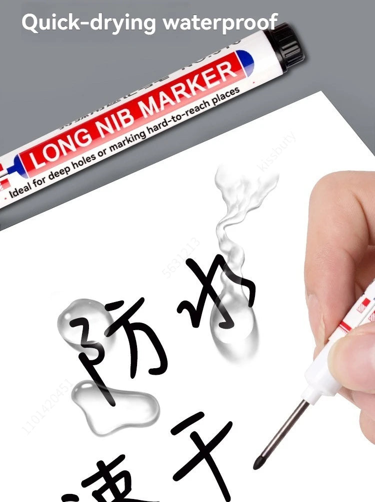 Waterproof Deep Hole Paint Markers for Metal & Woodworking