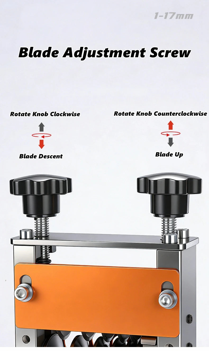 Multifunctional Wire Stripping Tool for Manual or Drill Use