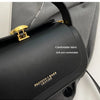 Classic Retro Crossbody Shoulder Bag with Textured Flap