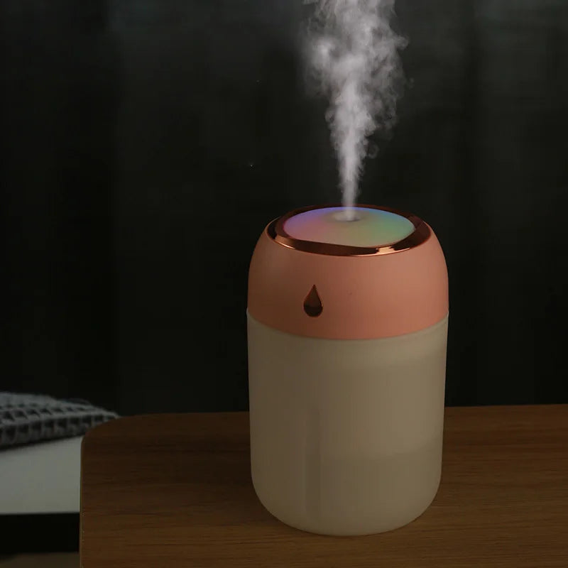 Portable USB Mini Humidifier with LED Night Light
