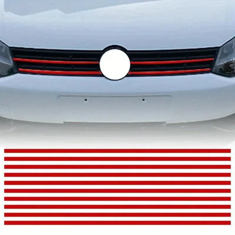 Reflective Car Sticker Strips – Red, Waterproof, Universal Fit