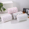 Bowknot Print Makeup Bag - Large Capacity Travel Toiletry Organizer