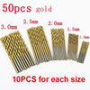 Titanium-Coated HSS Drill Bit Set