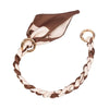 Decorative Silk Scarf Bag Chain with Detachable Bow