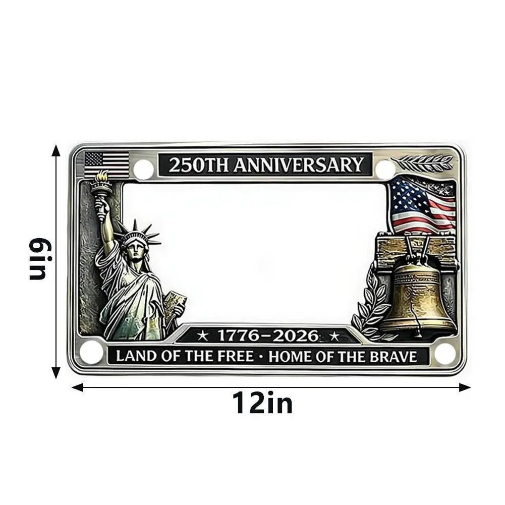 Commemorative Anniversary License Plate Frame