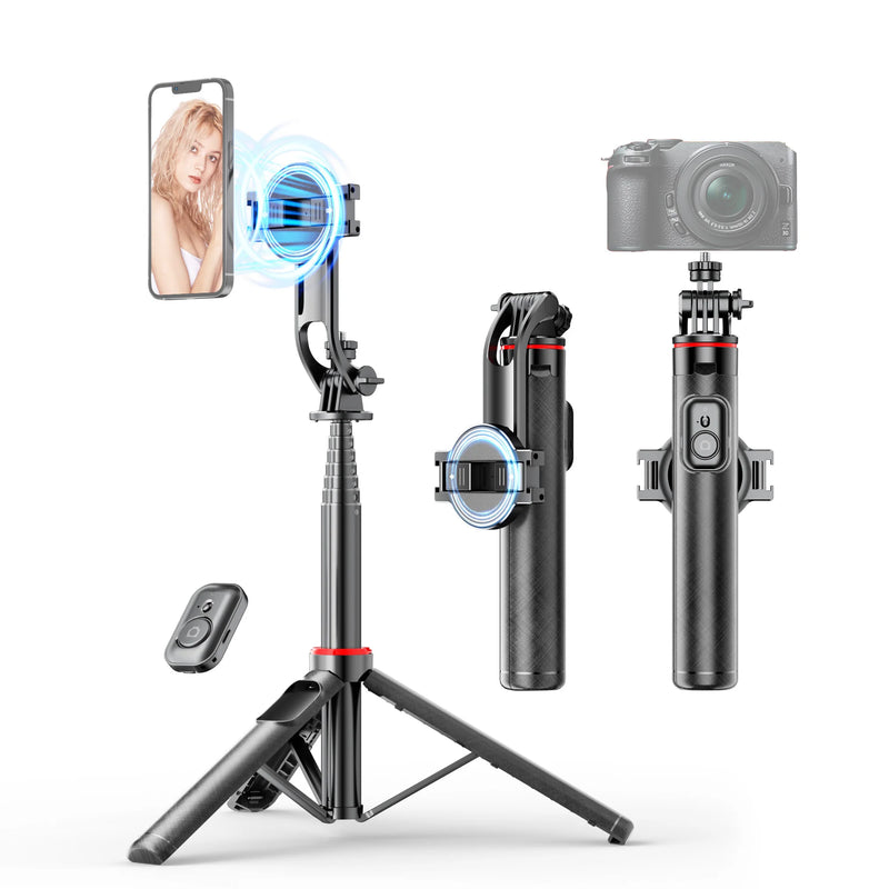 Magnetic Selfie Stick Tripod with Bluetooth Remote