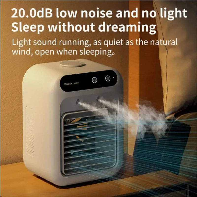 Portable Desktop Air Cooler with Humidifier