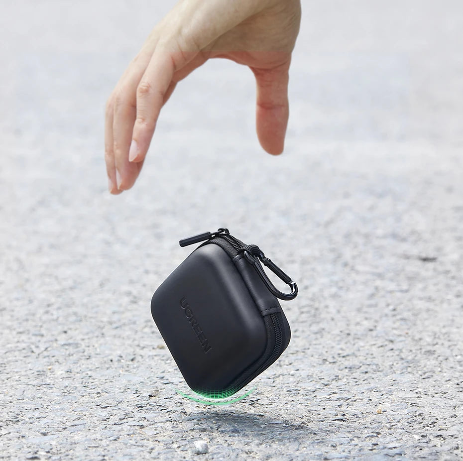 Compact EVA Hard Shell Storage Case for Earbuds and Accessories