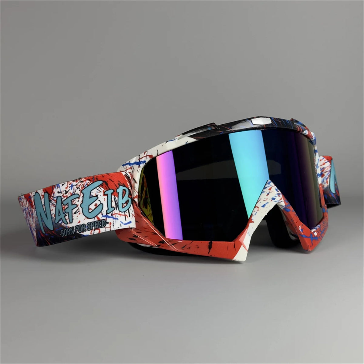 Motocross Goggles with Clear Anti-Fog Lens