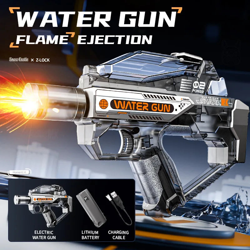 Electric Water Gun Toy with Lights and Sound