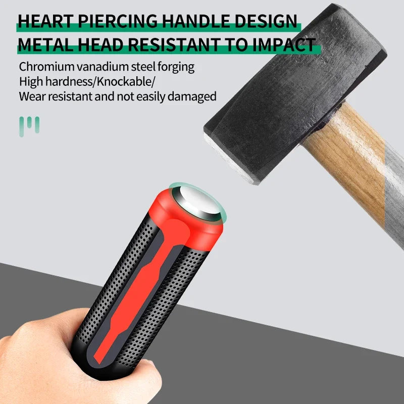 Heavy-Duty Pry Bar with Strike Cap and Nail Puller