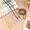 120cm Leather-Trimmed Chain Bag Strap