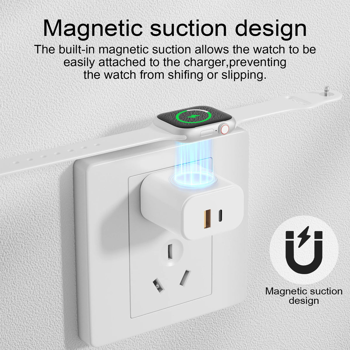 3-in-1 Fast Charging Station for Phone, Watch, and More