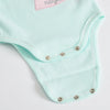 Cotton Short Sleeve Baby Bodysuits – Floral Print, 0-12 Months