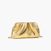 Elegant Chain Shoulder Bag with Crystal Accents