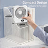 Portable Foldable Mini Fan with Digital Display