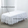 Two-Layer Ruffled Crib Bed Skirt for Standard and Toddler Beds
