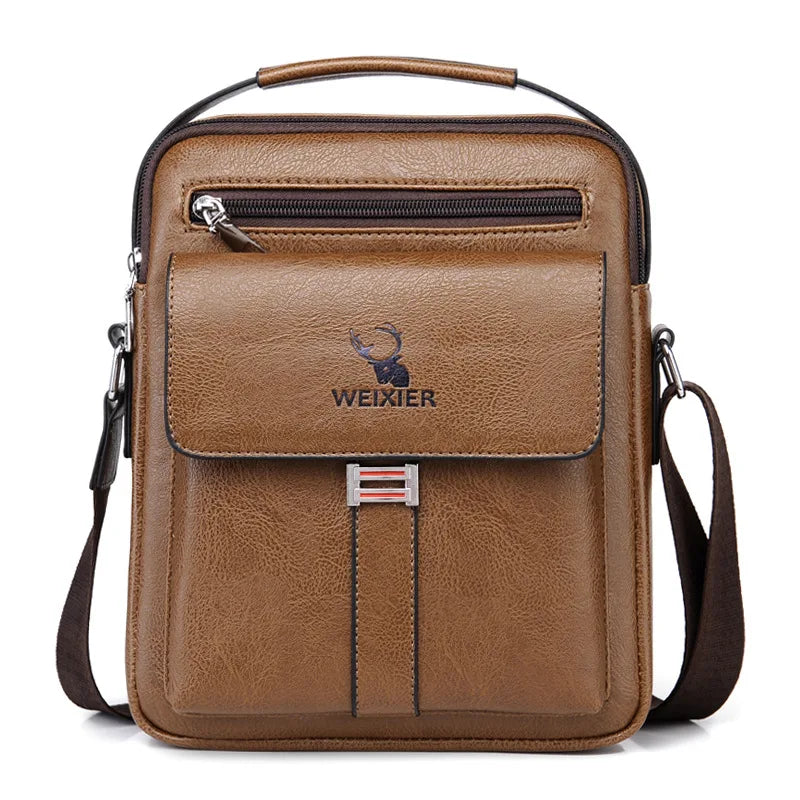 Vintage Waterproof Crossbody Messenger Bag for Men