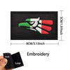 Mexico Flag Eagle 3D Embroidery Patch with Hook-and-Loop Backing