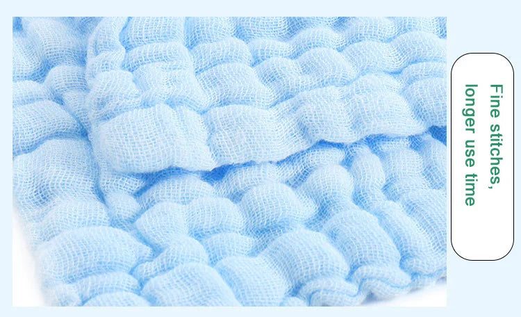 Baby Muslin Washcloths, 5-Pack Soft Cotton Gauze Towels