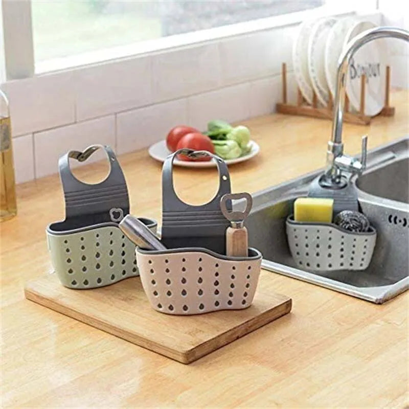 Adjustable Rubber Sink Hanging Basket