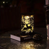 Solar Deer Garden Lantern with Forest Projection