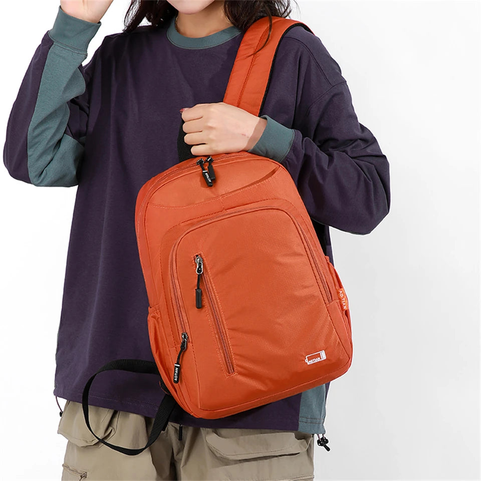 Water-Resistant Oxford Daypack for Women with Laptop Compartment