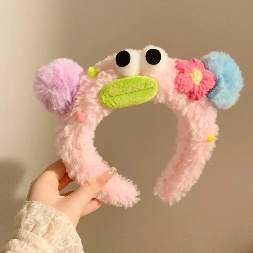 Bandeau à cheveux en forme de anneau de dessins animés coloré