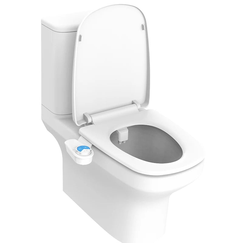 Non-Electric Bidet Attachment with Dual Nozzles
