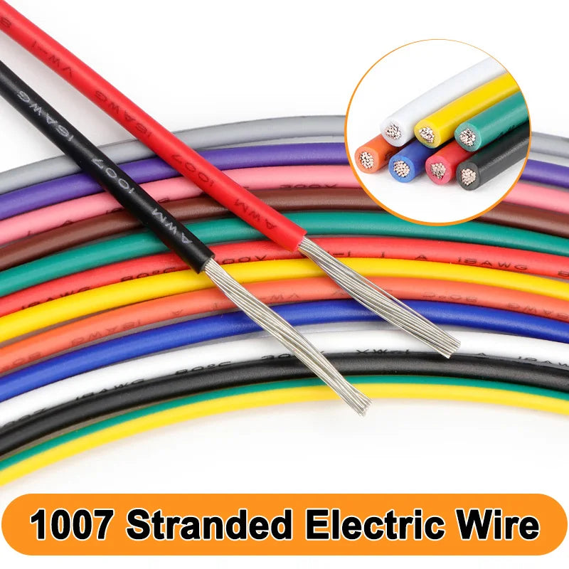 12-Color Tinned Copper Hookup Wire for DIY Projects