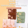 Compact PU Leather Wallet for Women with Card Slots and Coin Pocket