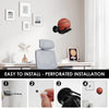 Wall-Mounted Basketball Display and Storage Rack
