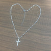 18K Gold-Plated Stainless Steel Cross Necklace