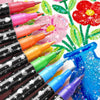 Dual-Tip Glitter Art Markers Set