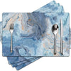 Floral Linen Placemats for Dining Table
