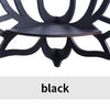 Handcrafted Lotus Wooden Wall Shelf with Cutout Design