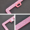 Crystal Rhinestone License Plate Frame for Cars