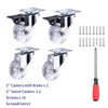 Ruedas Giratorias Resistentes (Set de 4)