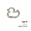 Star-Shaped Zinc Alloy Carabiner Clip for Bags and Belts