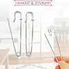Extra-Large Heavy Duty Stainless Steel Safety Pins (3 inches)